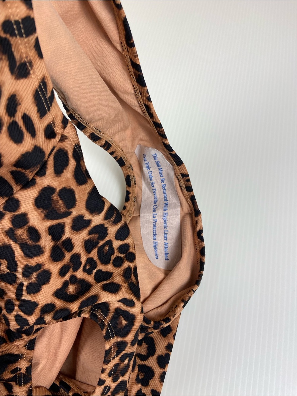 Wild Fable Leopard Print One-Piece Swimsuit XL (16) NWT - Picture 7 of 7